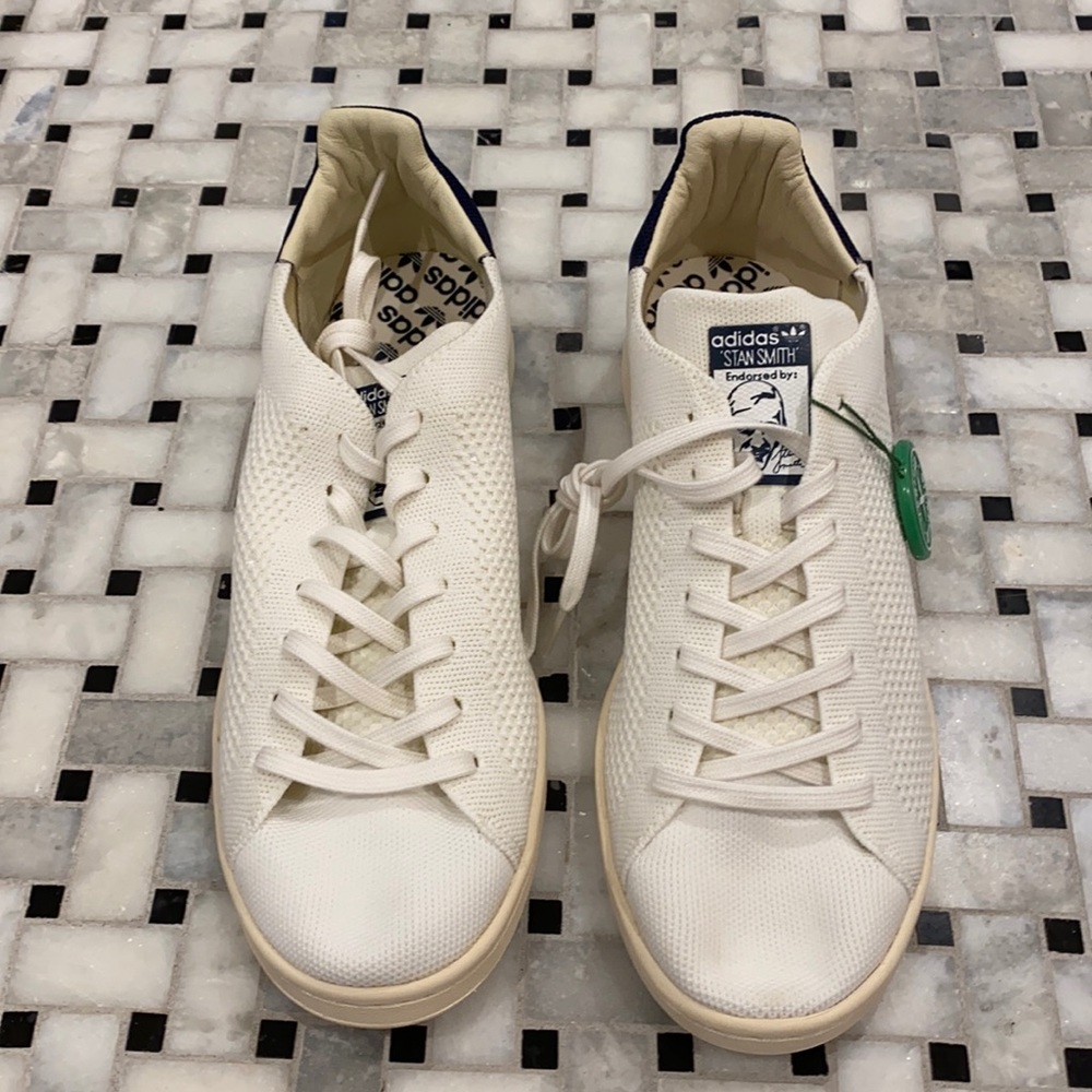 Adidas Stan Smith Primeknit PK White Blue